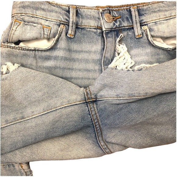 Urban Outfitters BDG Mom Jeans Women’s Size 27 Light Wash Distressed High Rise - Picture 9 of 12